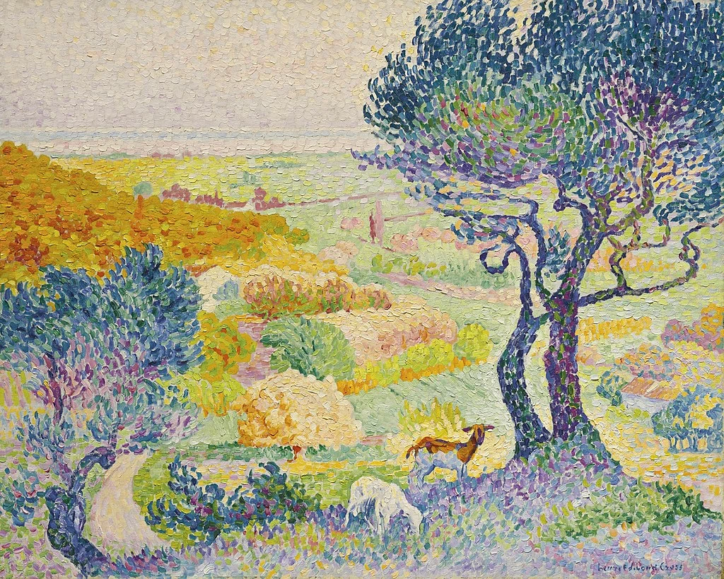La piana di Bormes, 1907